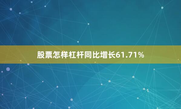 股票怎样杠杆同比增长61.71%