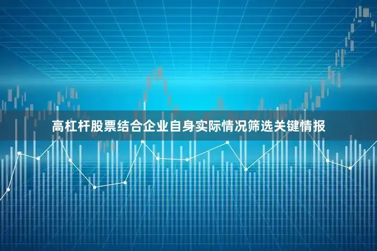 高杠杆股票结合企业自身实际情况筛选关键情报
